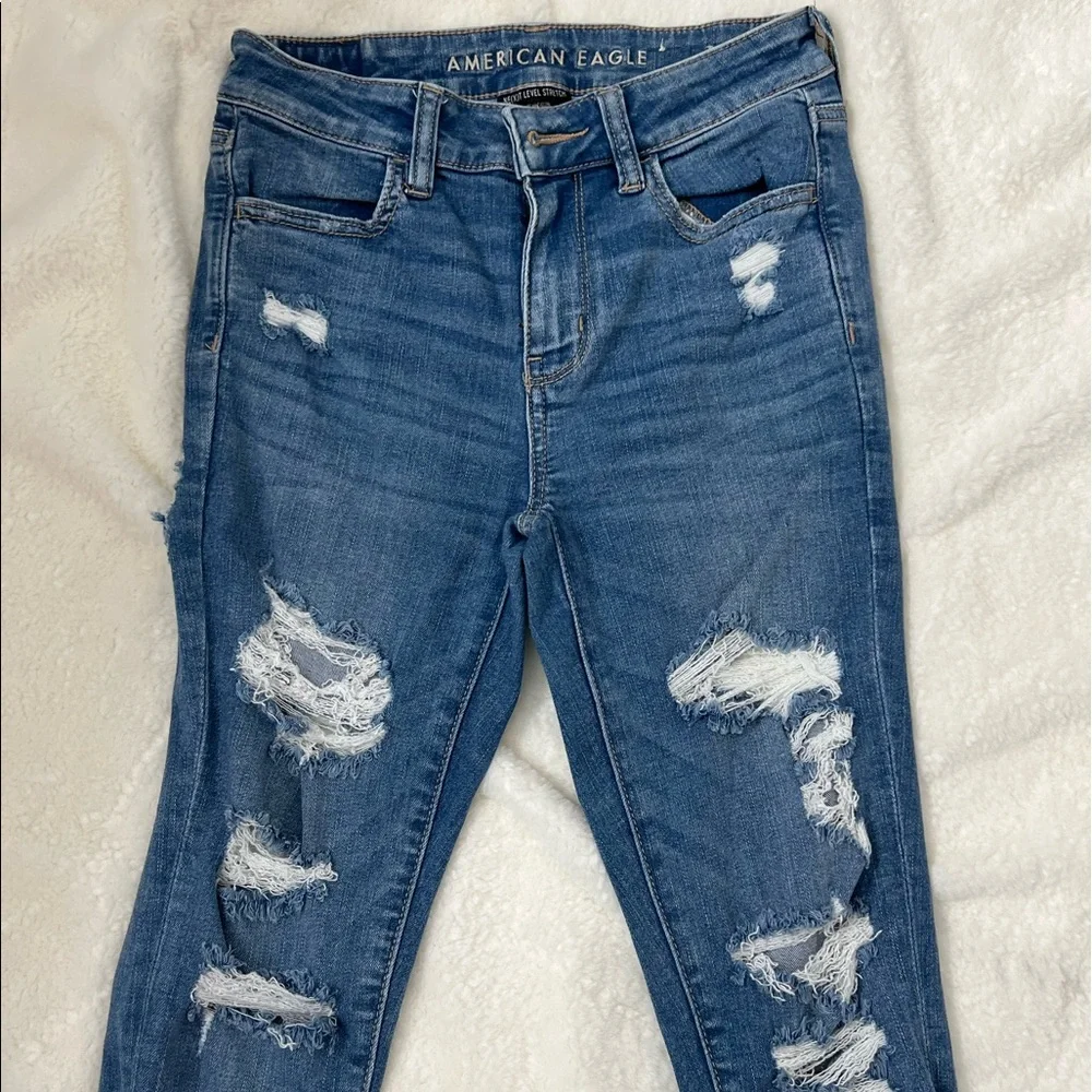 AE Ripped High Rise Jegging - Picture 3 of 6